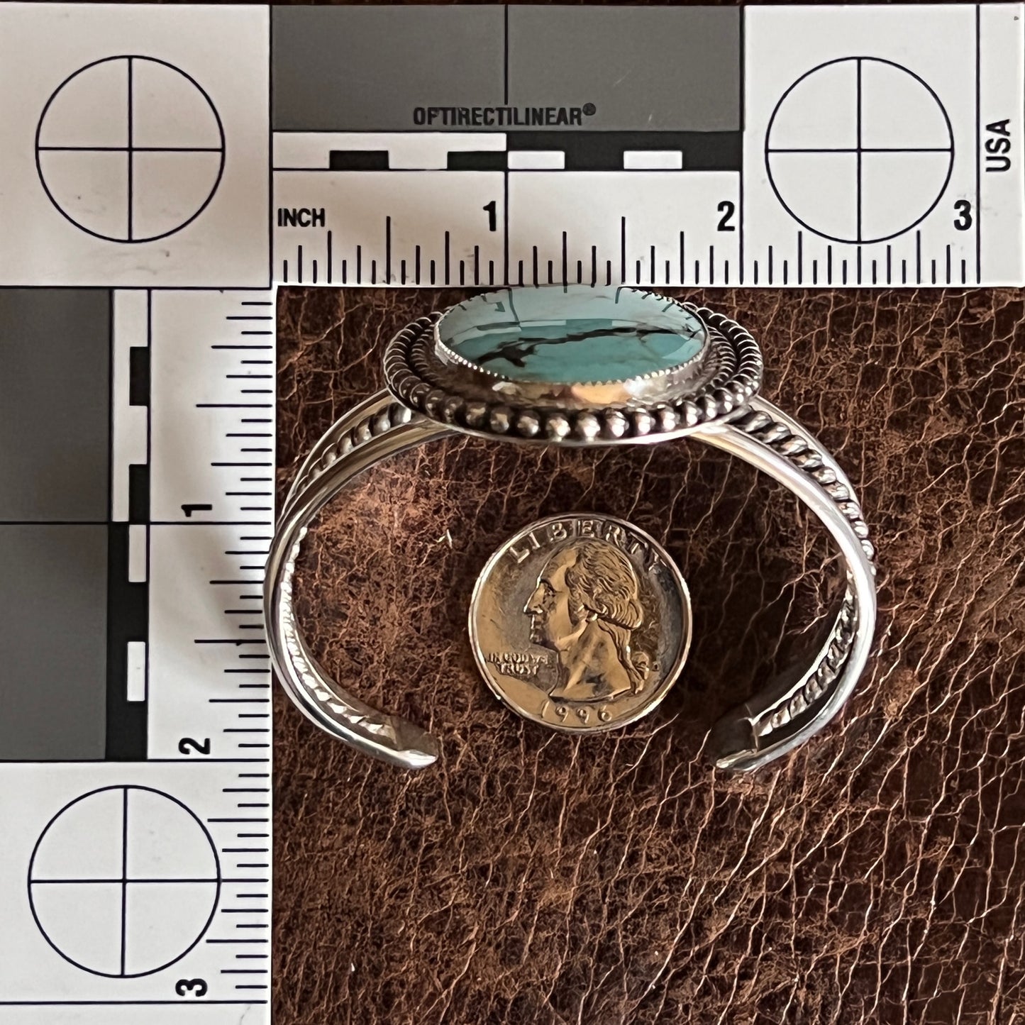 BEAUTIFUL Kingman Turquoise Cuff Bracelet