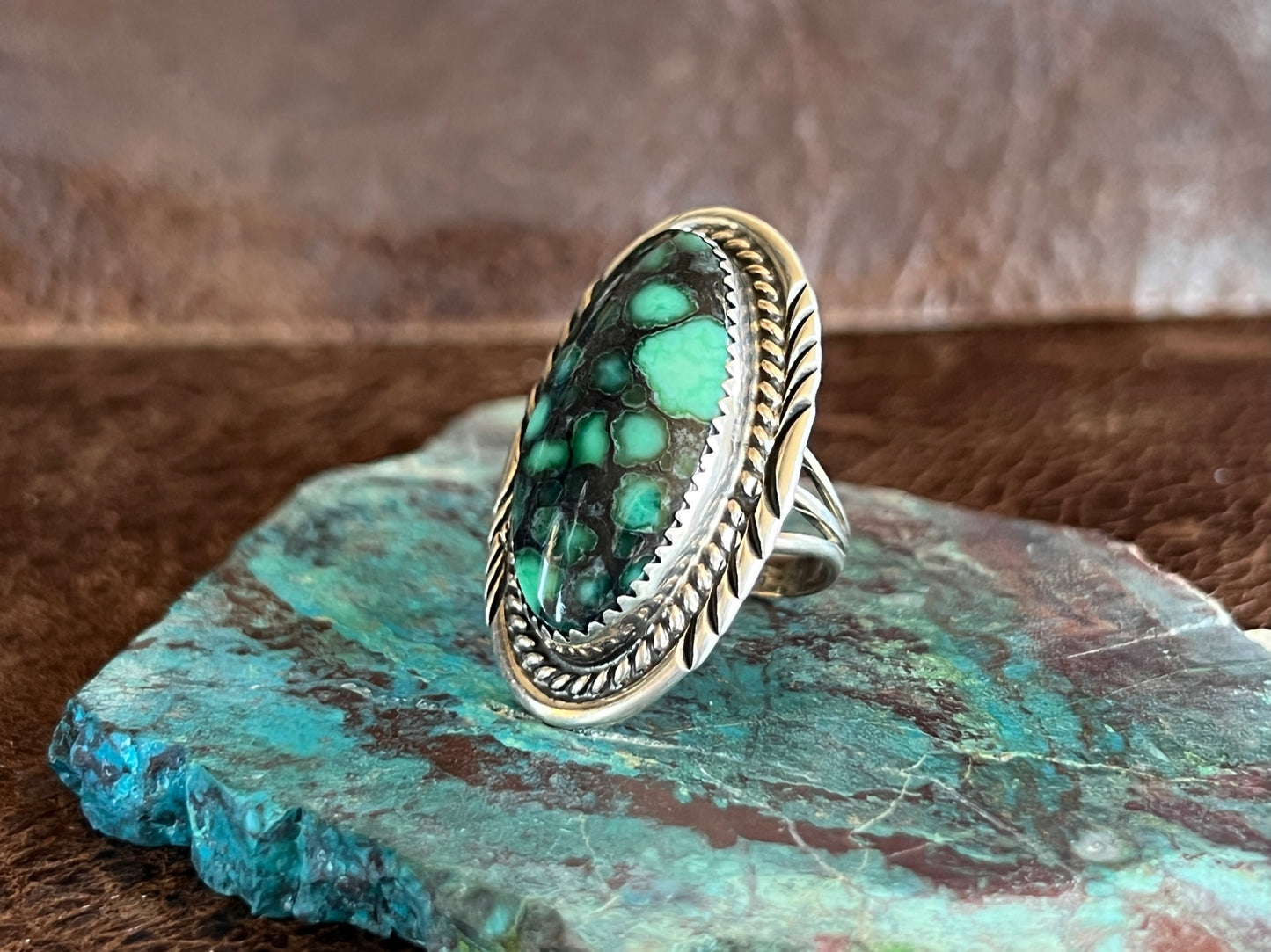 Vintage Variscite  Ring
