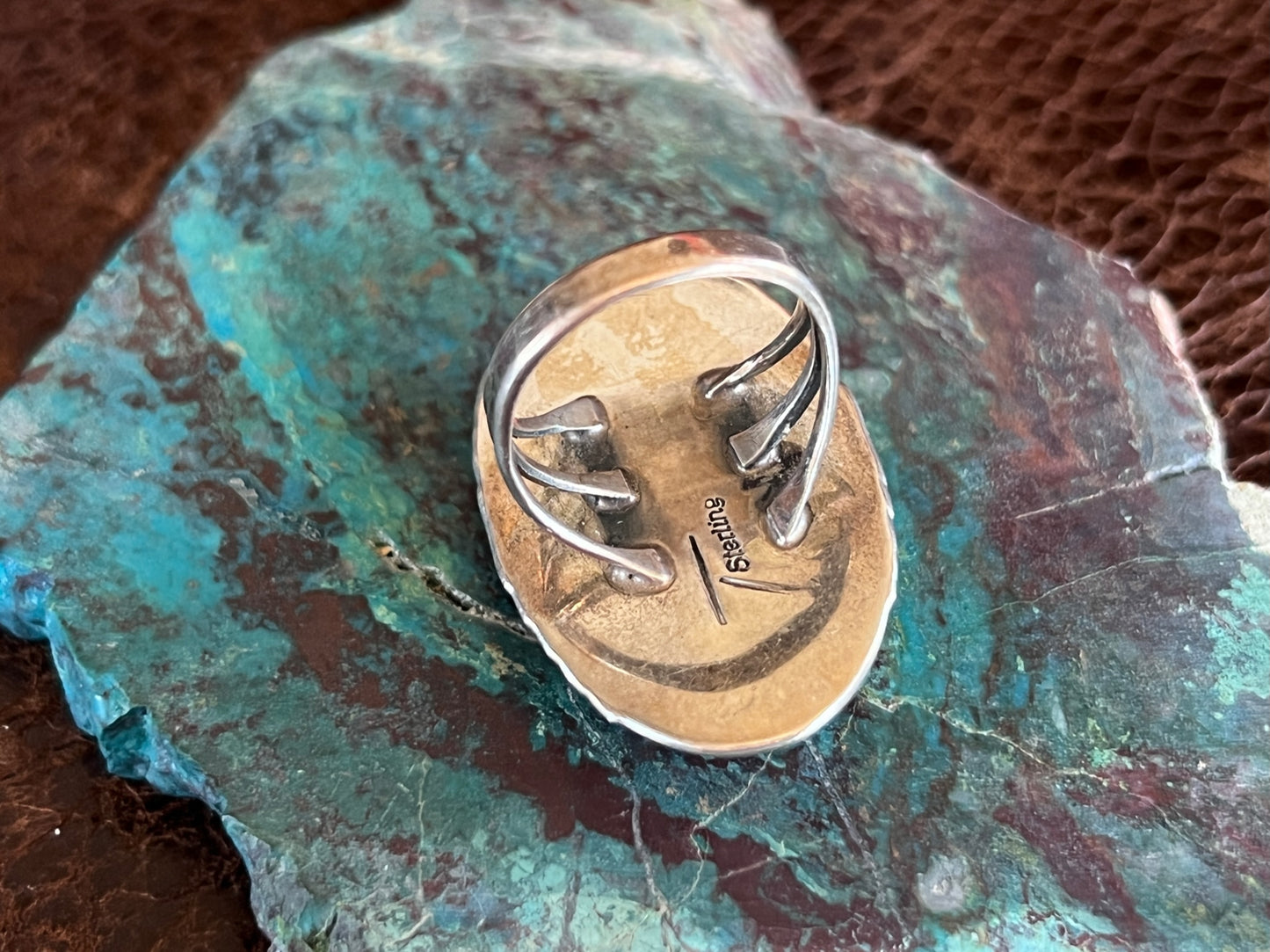 Vintage Variscite  Ring