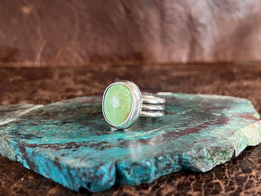 Hidden Valley Turquoise 3 Row Ring