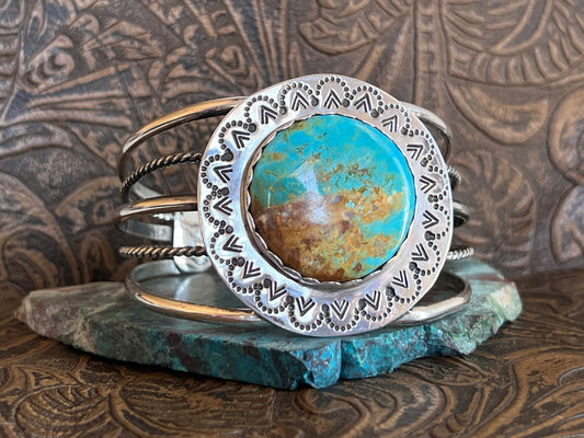 Turquoise Mountain Sterling Cuff bracelet