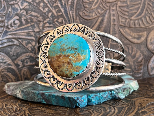 Turquoise Mountain Sterling Cuff bracelet