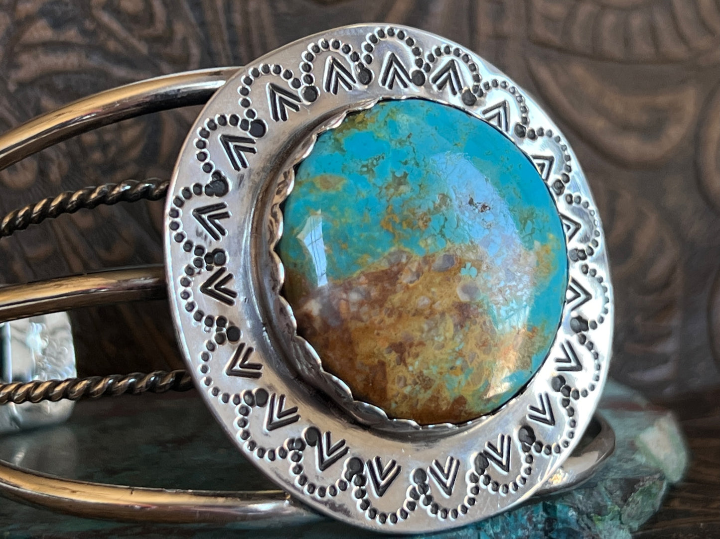 Turquoise Mountain Sterling Cuff bracelet
