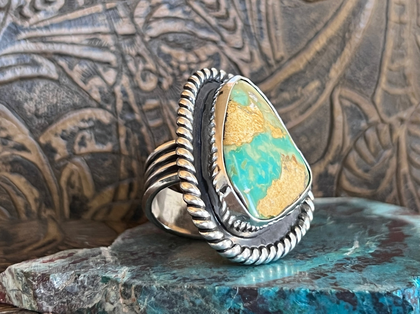 Freeform Turquoise Ring