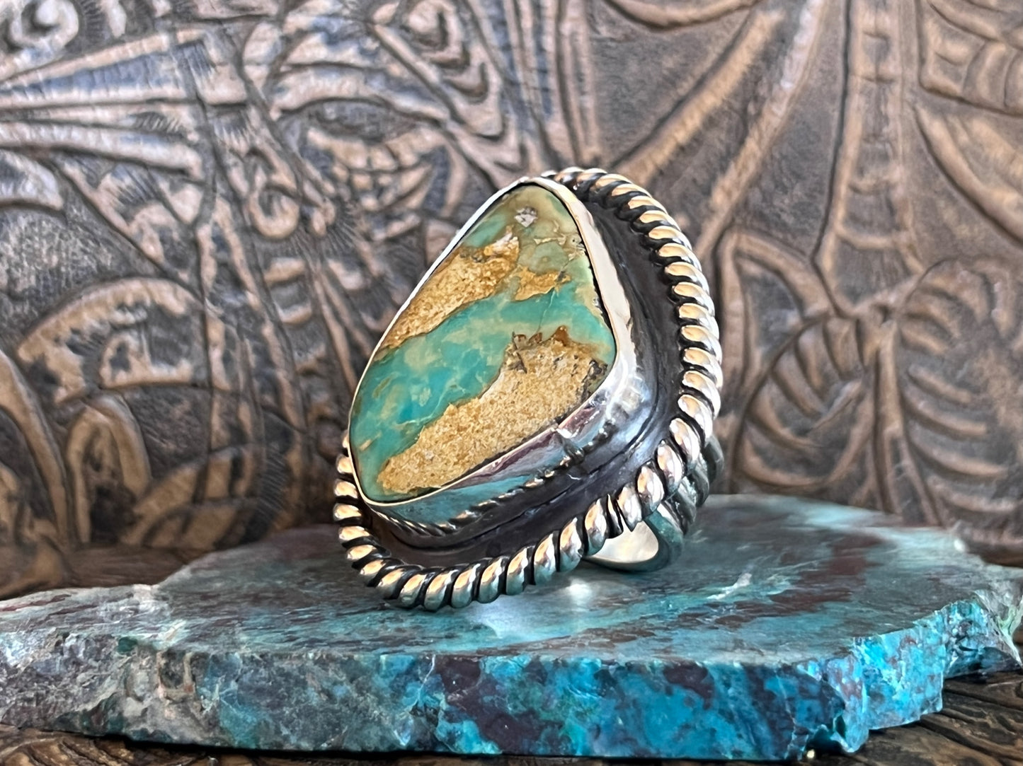 Freeform Turquoise Ring