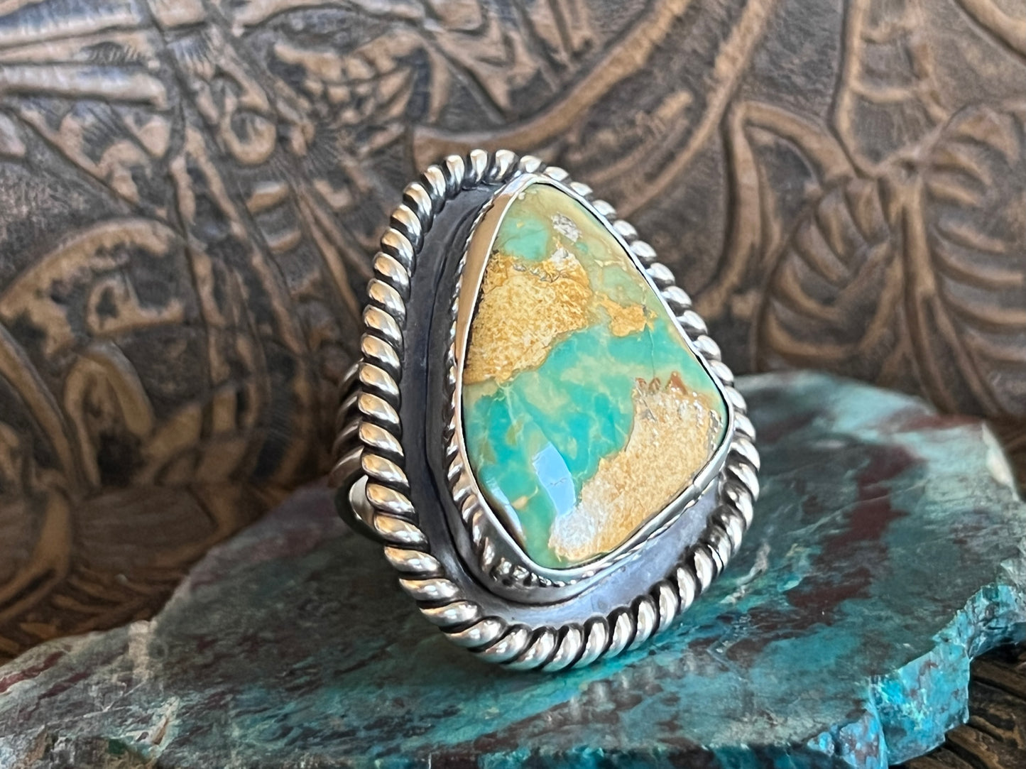 Freeform Turquoise Ring