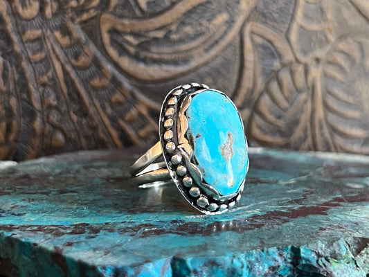 Oval Turquoise Ring
