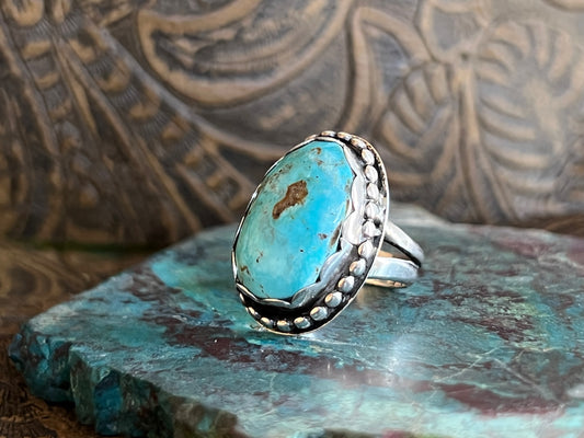 Oval Turquoise Ring