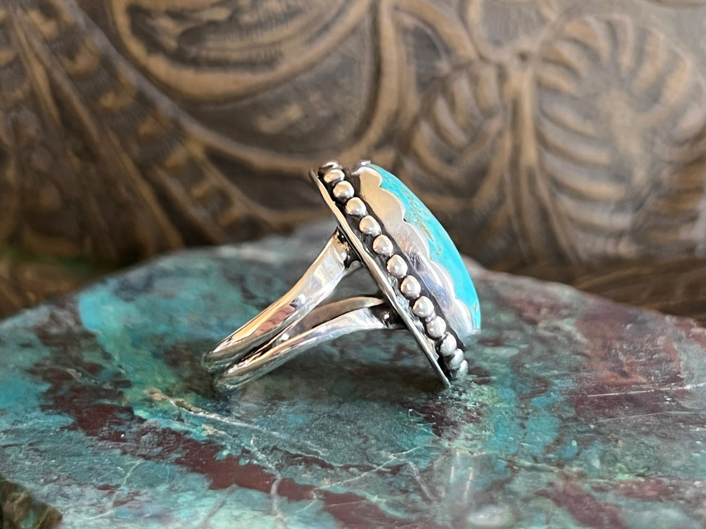 Oval Turquoise Ring