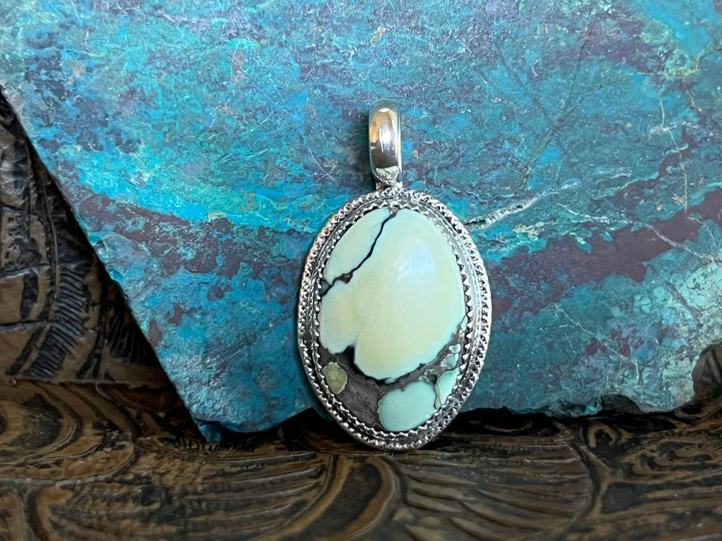 Variscite Sterling Pendant