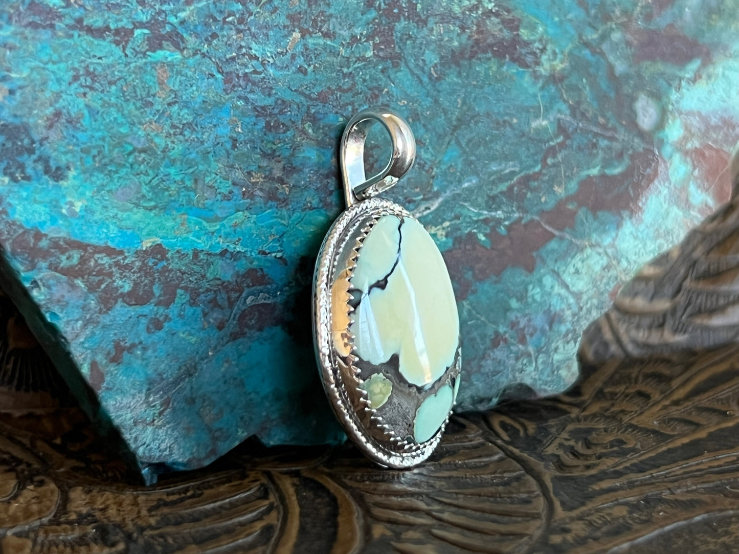 Variscite Sterling Pendant