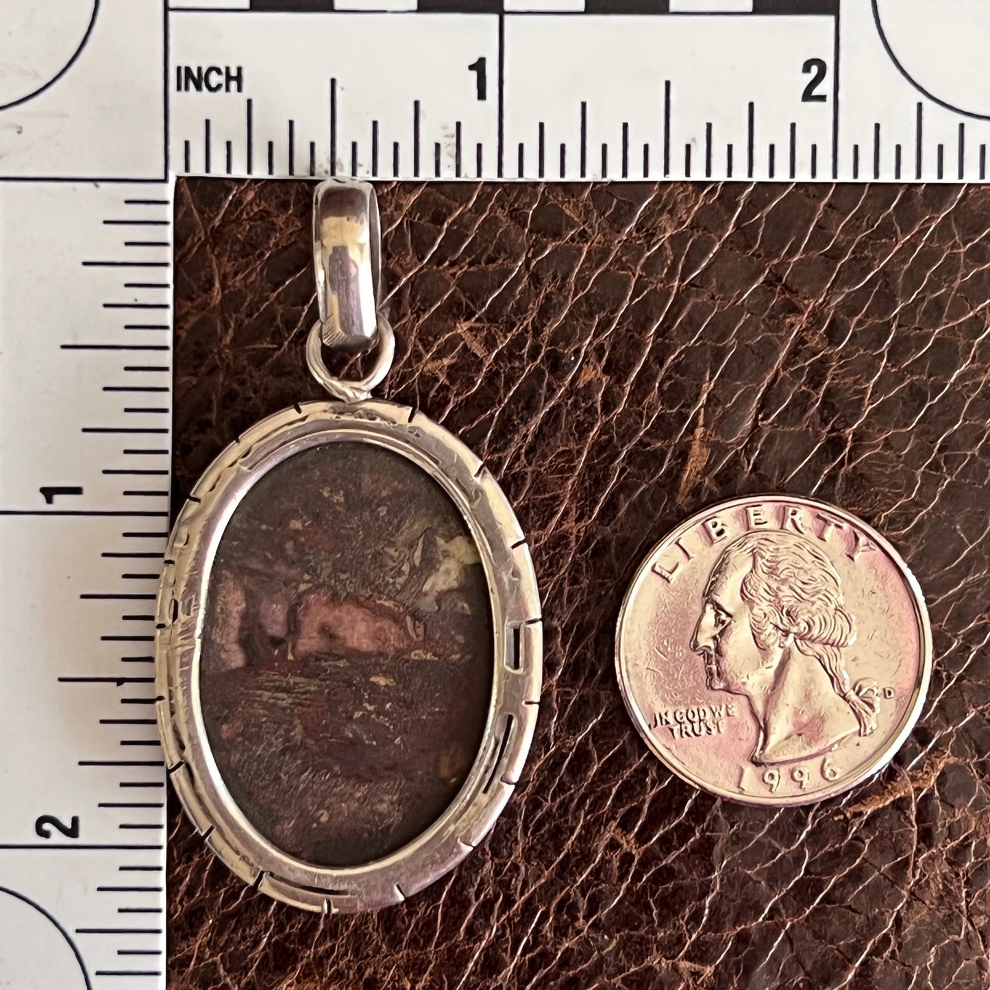 Vintage Rhodonite Pendant