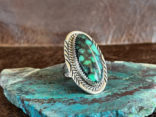 Vintage Variscite  Ring