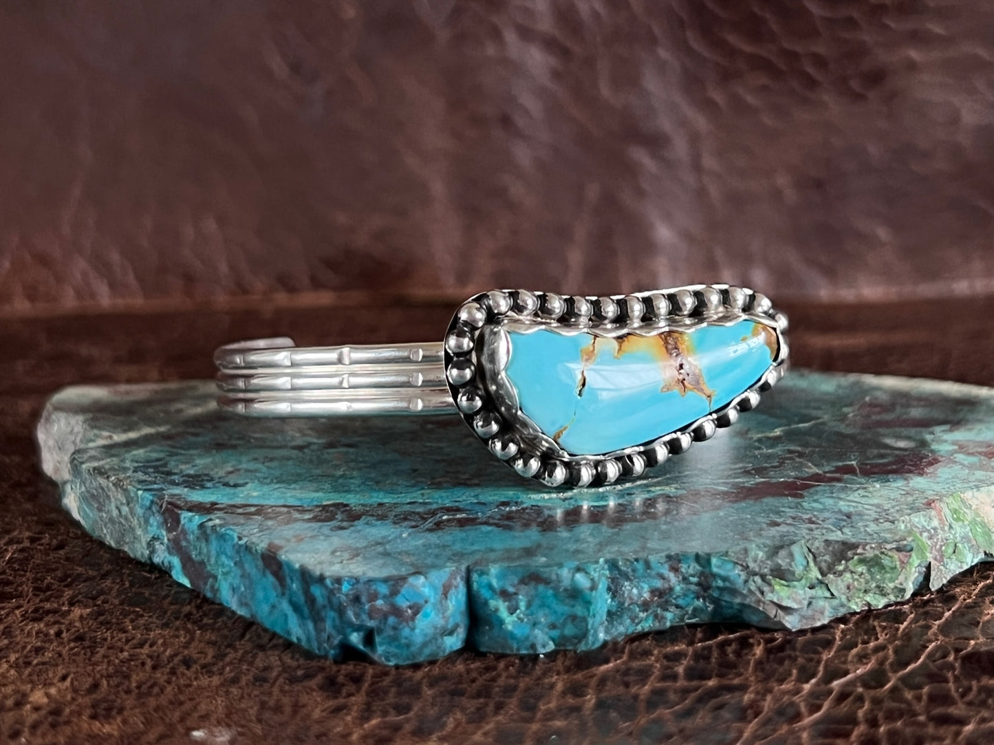 Unique Kingman Turquoise Bracelet