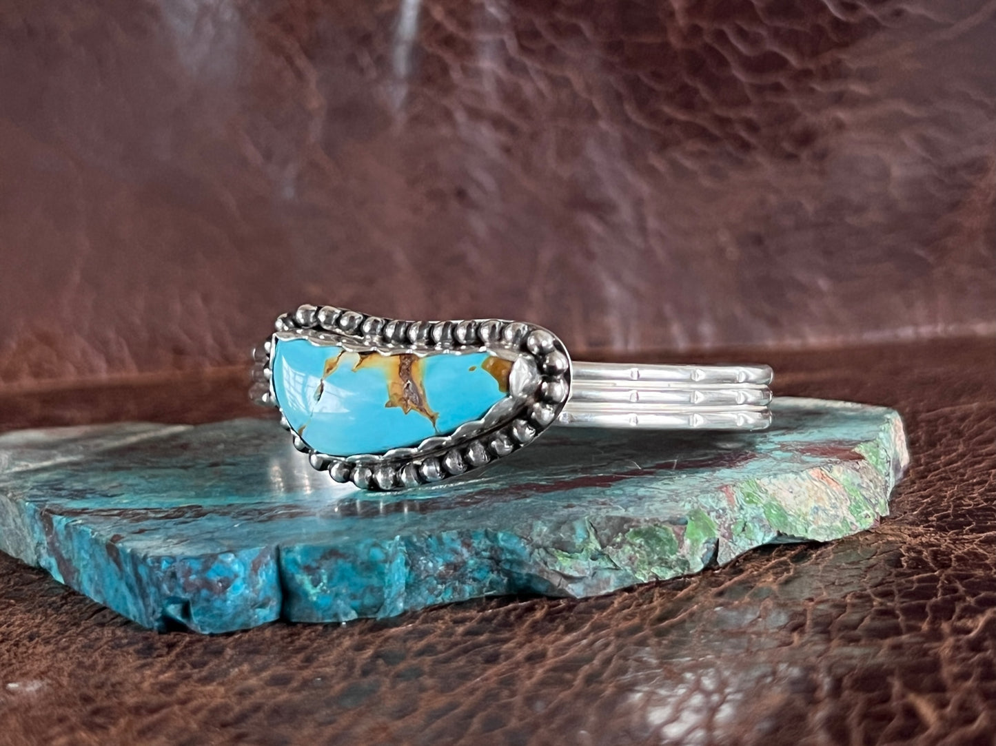 Unique Kingman Turquoise Bracelet