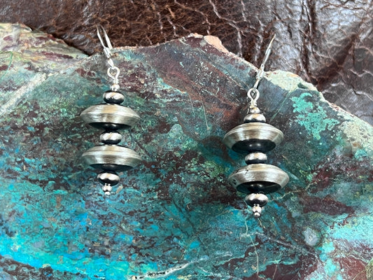 Saucer Style Oxybead Earrings
