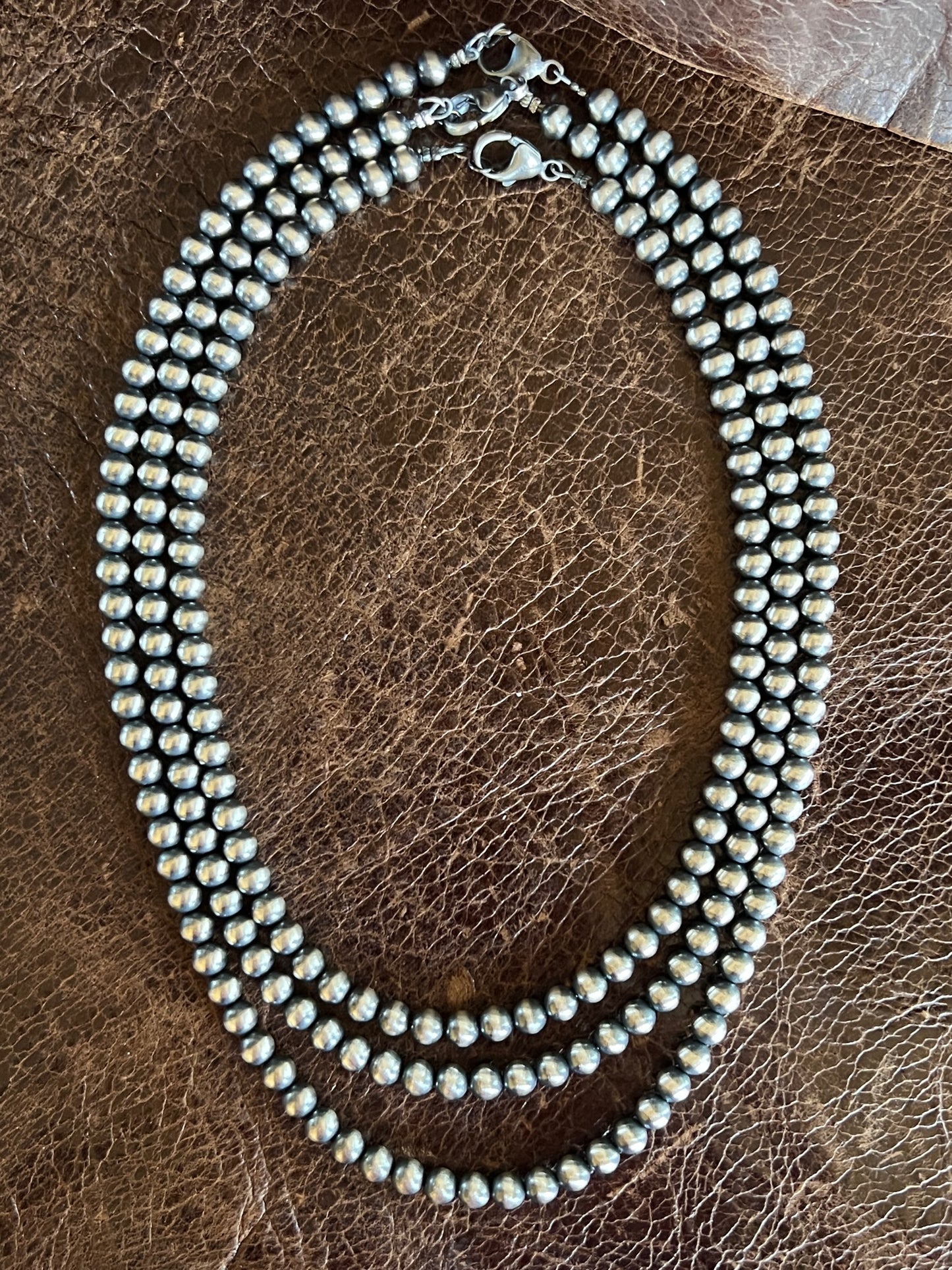 Round Oxybead Bead Necklace