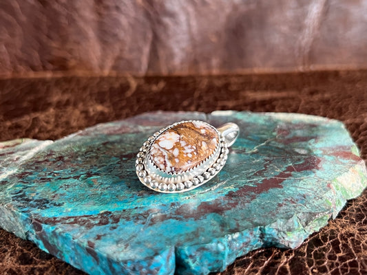 Wild Horse Oval Sterling Hat Token